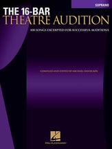 16 Bar Theatre Audition Vocal Solo & Collections sheet music cover
